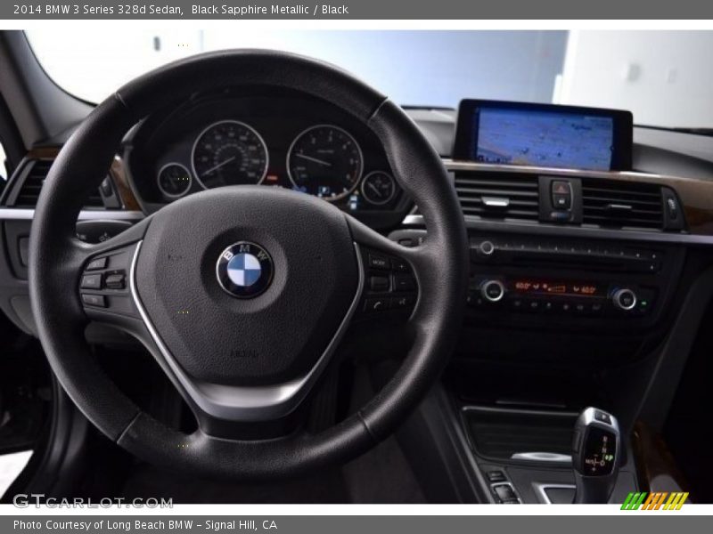 Black Sapphire Metallic / Black 2014 BMW 3 Series 328d Sedan