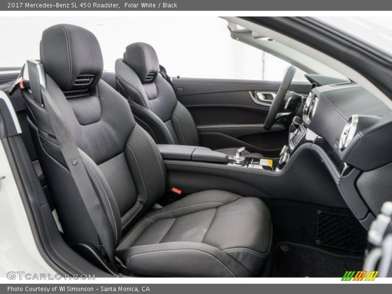 Polar White / Black 2017 Mercedes-Benz SL 450 Roadster