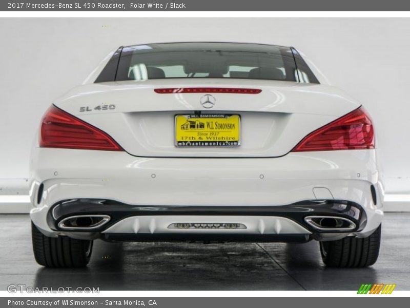 Polar White / Black 2017 Mercedes-Benz SL 450 Roadster