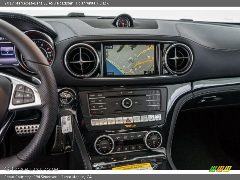Polar White / Black 2017 Mercedes-Benz SL 450 Roadster