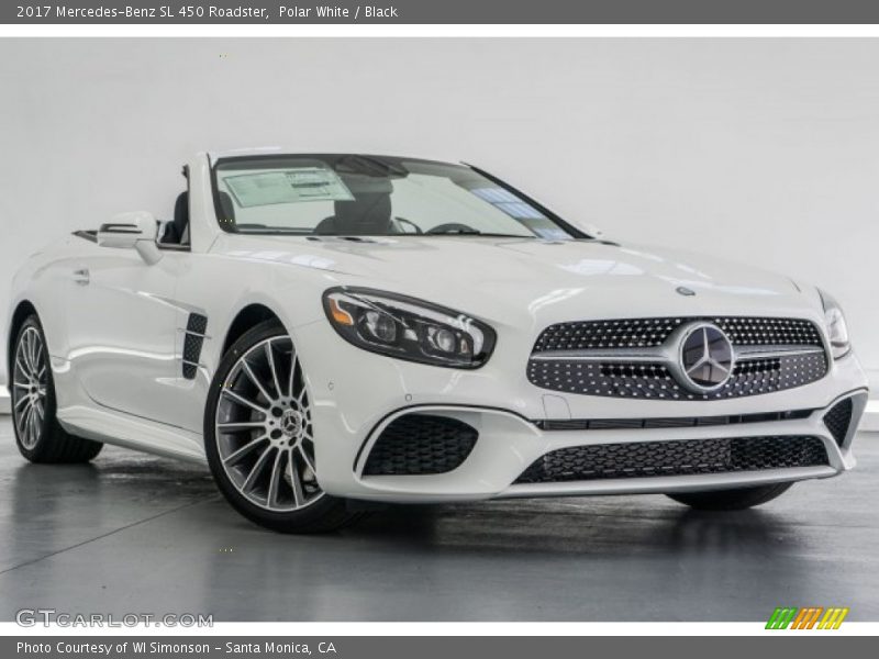 Polar White / Black 2017 Mercedes-Benz SL 450 Roadster