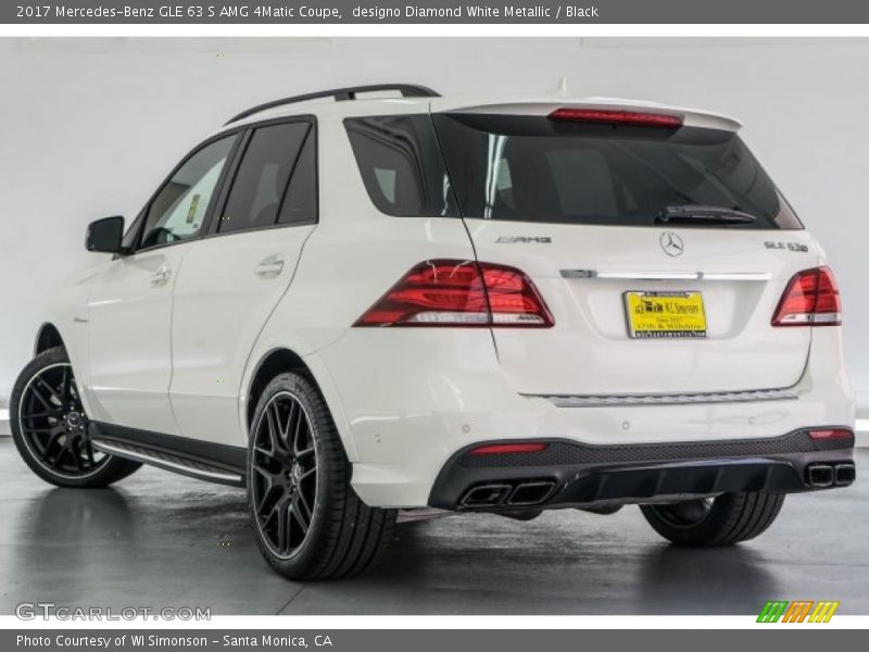 designo Diamond White Metallic / Black 2017 Mercedes-Benz GLE 63 S AMG 4Matic Coupe