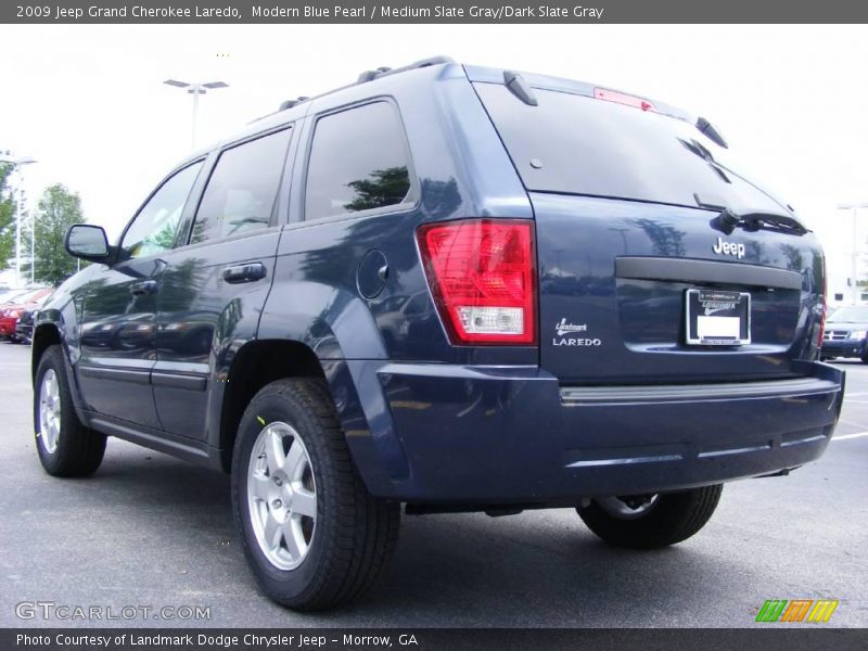 Modern Blue Pearl / Medium Slate Gray/Dark Slate Gray 2009 Jeep Grand Cherokee Laredo