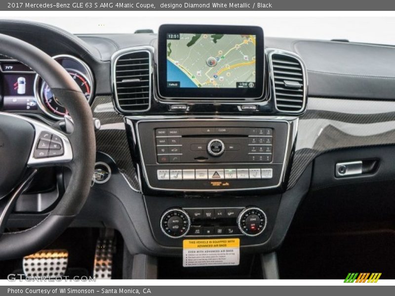 Controls of 2017 GLE 63 S AMG 4Matic Coupe