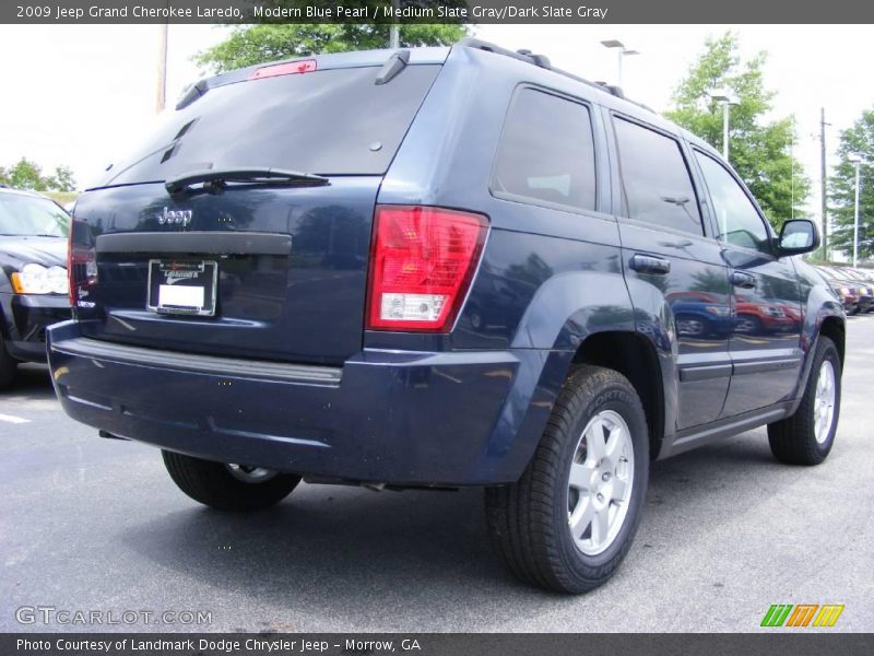 Modern Blue Pearl / Medium Slate Gray/Dark Slate Gray 2009 Jeep Grand Cherokee Laredo