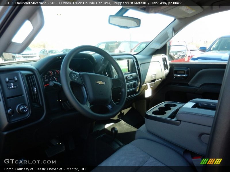 Pepperdust Metallic / Dark Ash/Jet Black 2017 Chevrolet Silverado 2500HD Work Truck Double Cab 4x4