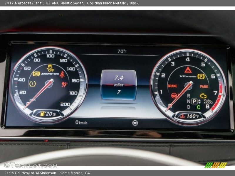  2017 S 63 AMG 4Matic Sedan 63 AMG 4Matic Sedan Gauges