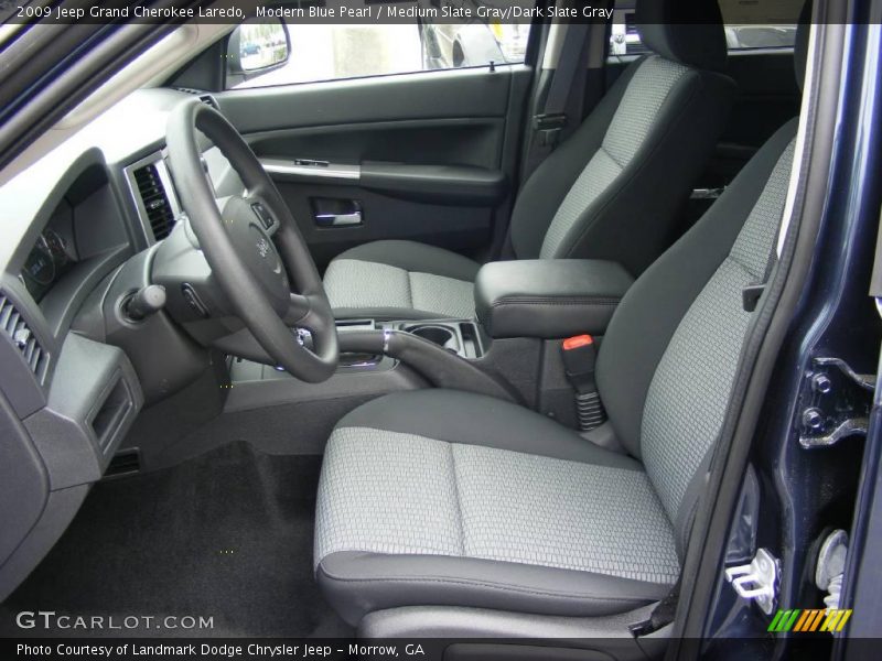 Modern Blue Pearl / Medium Slate Gray/Dark Slate Gray 2009 Jeep Grand Cherokee Laredo