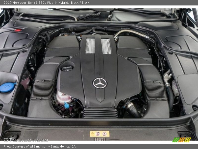 Black / Black 2017 Mercedes-Benz S 550e Plug-In Hybrid
