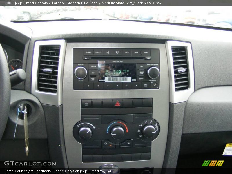 Modern Blue Pearl / Medium Slate Gray/Dark Slate Gray 2009 Jeep Grand Cherokee Laredo