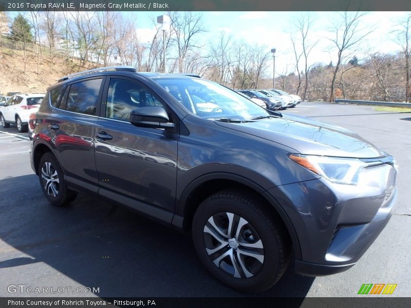 Magnetic Gray Metallic / Black 2016 Toyota RAV4 LE