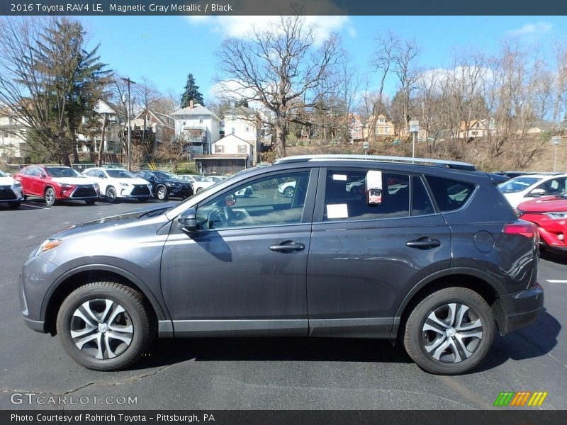 Magnetic Gray Metallic / Black 2016 Toyota RAV4 LE