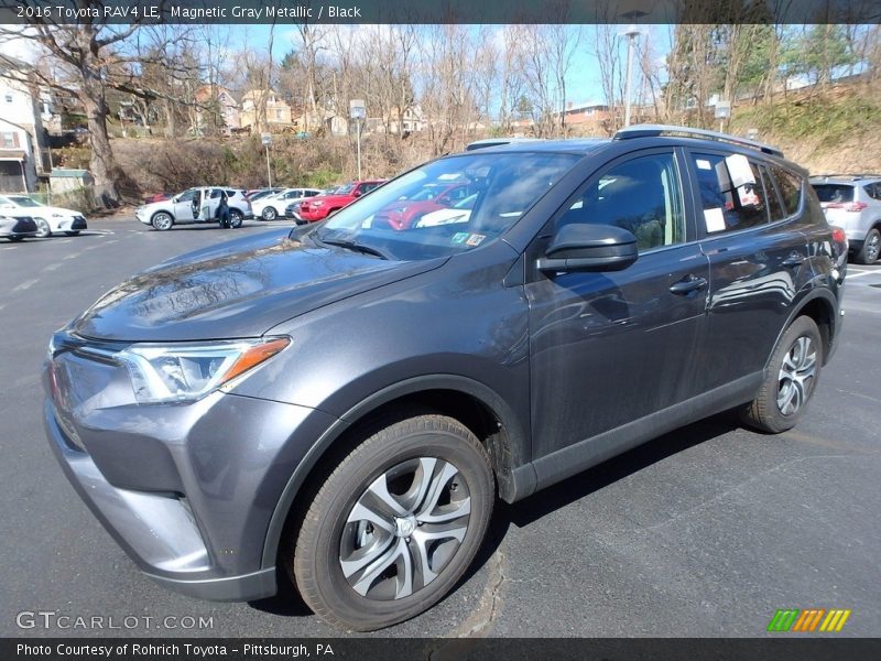 Magnetic Gray Metallic / Black 2016 Toyota RAV4 LE