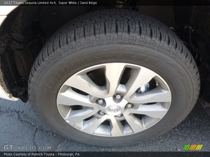 Super White / Sand Beige 2017 Toyota Sequoia Limited 4x4