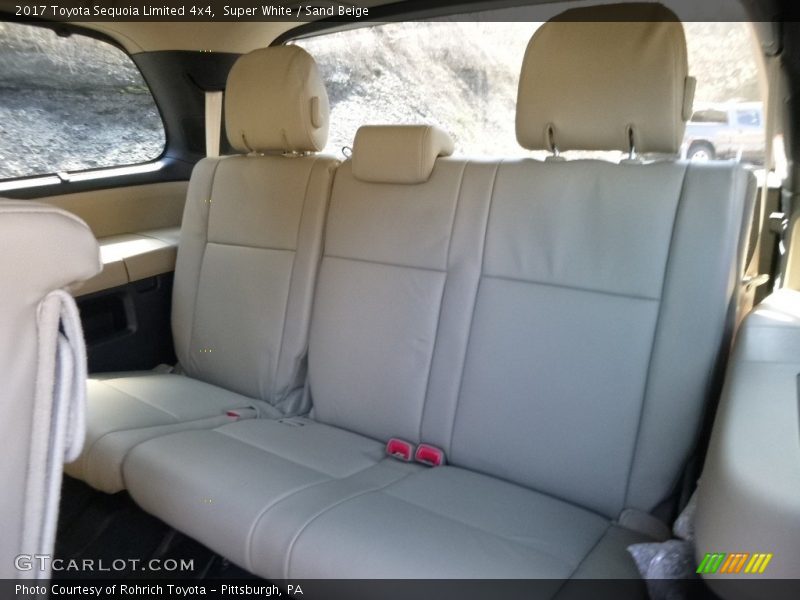 Super White / Sand Beige 2017 Toyota Sequoia Limited 4x4