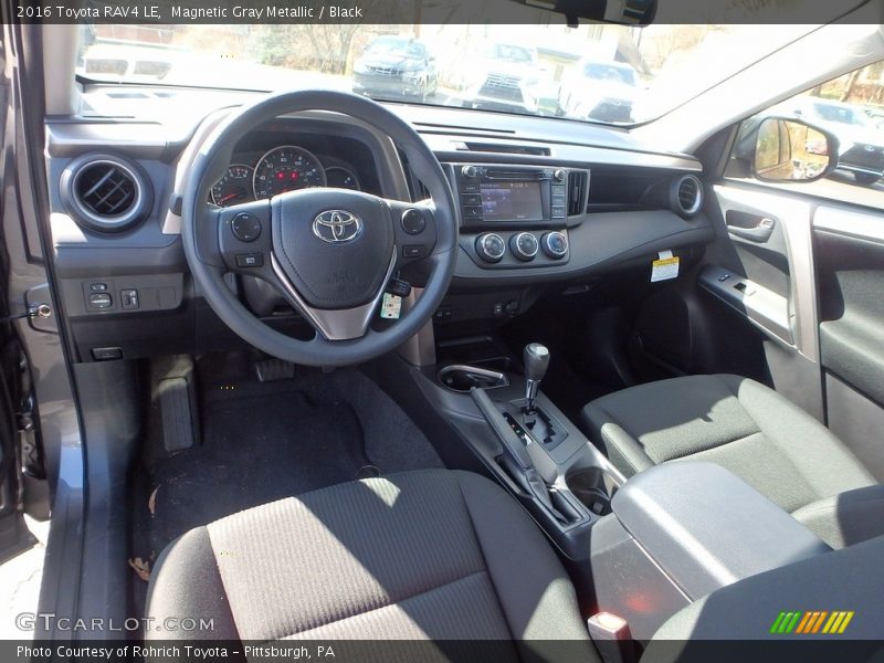 Magnetic Gray Metallic / Black 2016 Toyota RAV4 LE
