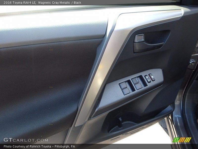 Magnetic Gray Metallic / Black 2016 Toyota RAV4 LE