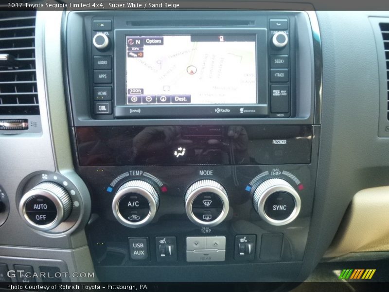 Super White / Sand Beige 2017 Toyota Sequoia Limited 4x4