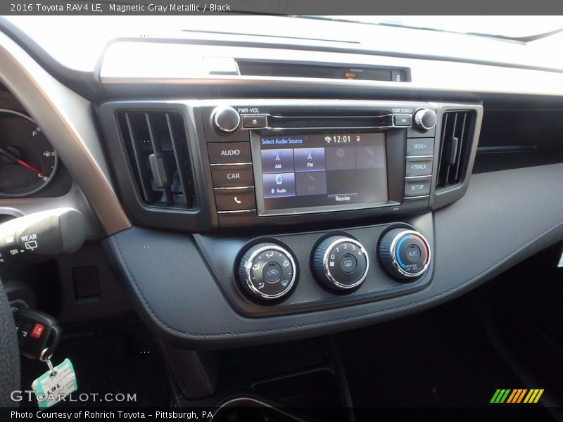 Magnetic Gray Metallic / Black 2016 Toyota RAV4 LE