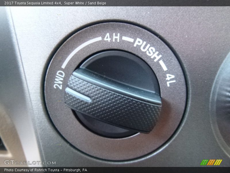 Super White / Sand Beige 2017 Toyota Sequoia Limited 4x4