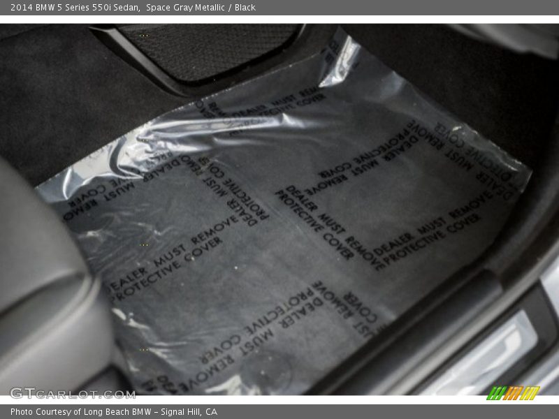 Space Gray Metallic / Black 2014 BMW 5 Series 550i Sedan