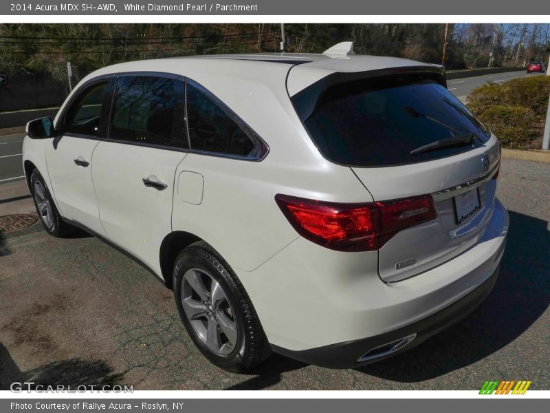 White Diamond Pearl / Parchment 2014 Acura MDX SH-AWD