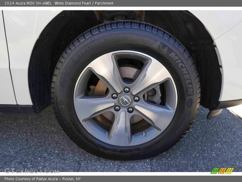 White Diamond Pearl / Parchment 2014 Acura MDX SH-AWD
