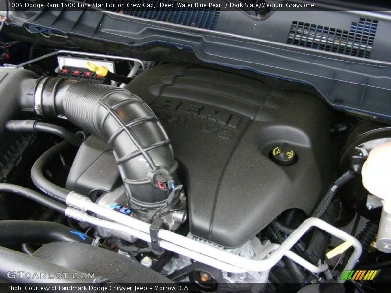 Deep Water Blue Pearl / Dark Slate/Medium Graystone 2009 Dodge Ram 1500 Lone Star Edition Crew Cab