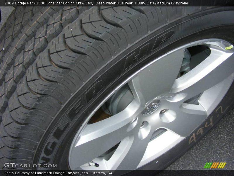 Deep Water Blue Pearl / Dark Slate/Medium Graystone 2009 Dodge Ram 1500 Lone Star Edition Crew Cab