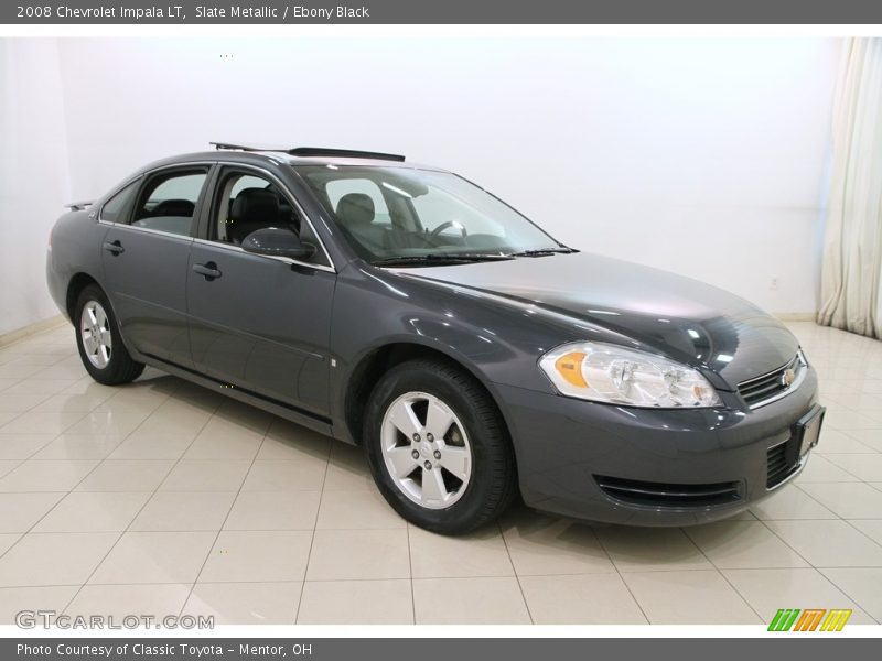 Slate Metallic / Ebony Black 2008 Chevrolet Impala LT