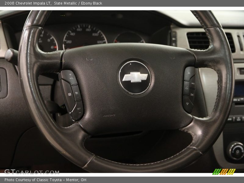Slate Metallic / Ebony Black 2008 Chevrolet Impala LT