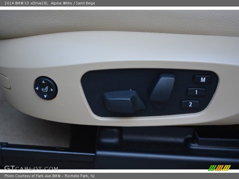 Alpine White / Sand Beige 2014 BMW X3 xDrive28i