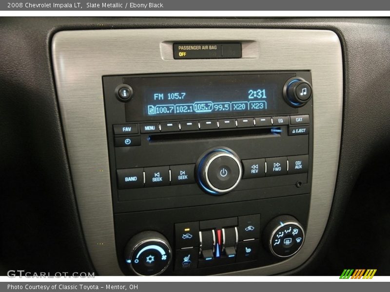 Slate Metallic / Ebony Black 2008 Chevrolet Impala LT