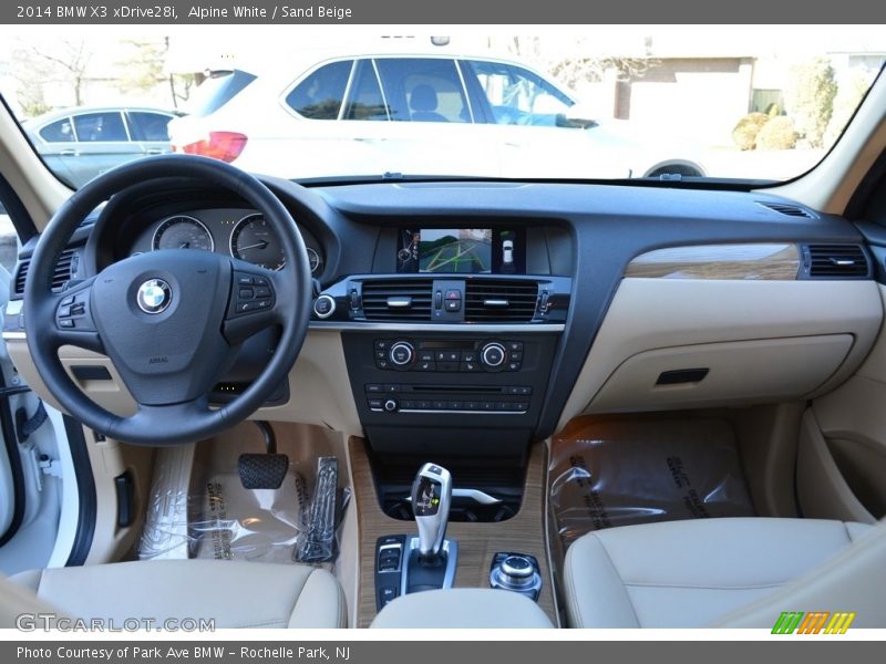 Alpine White / Sand Beige 2014 BMW X3 xDrive28i