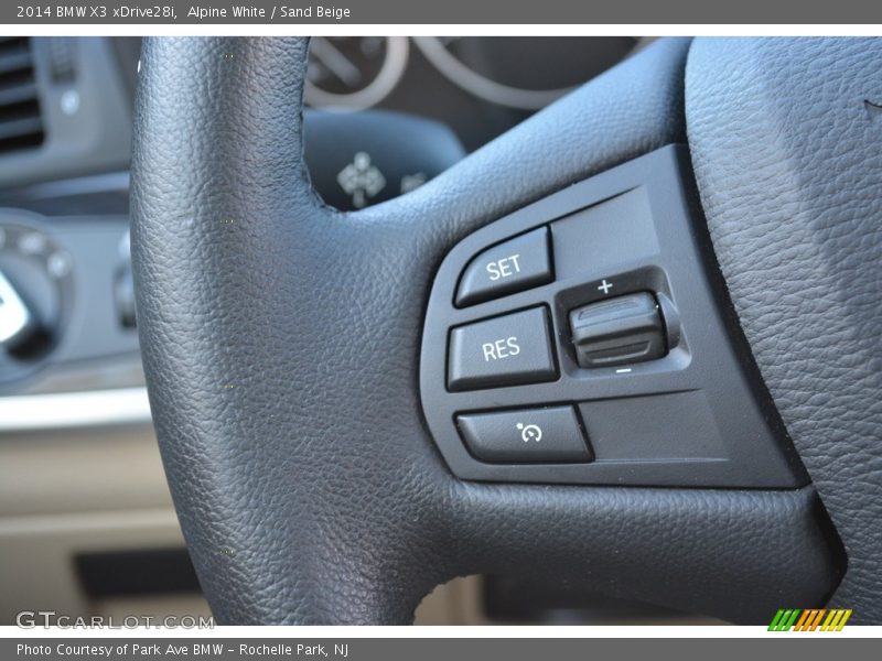 Alpine White / Sand Beige 2014 BMW X3 xDrive28i