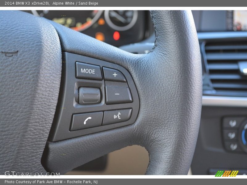 Alpine White / Sand Beige 2014 BMW X3 xDrive28i