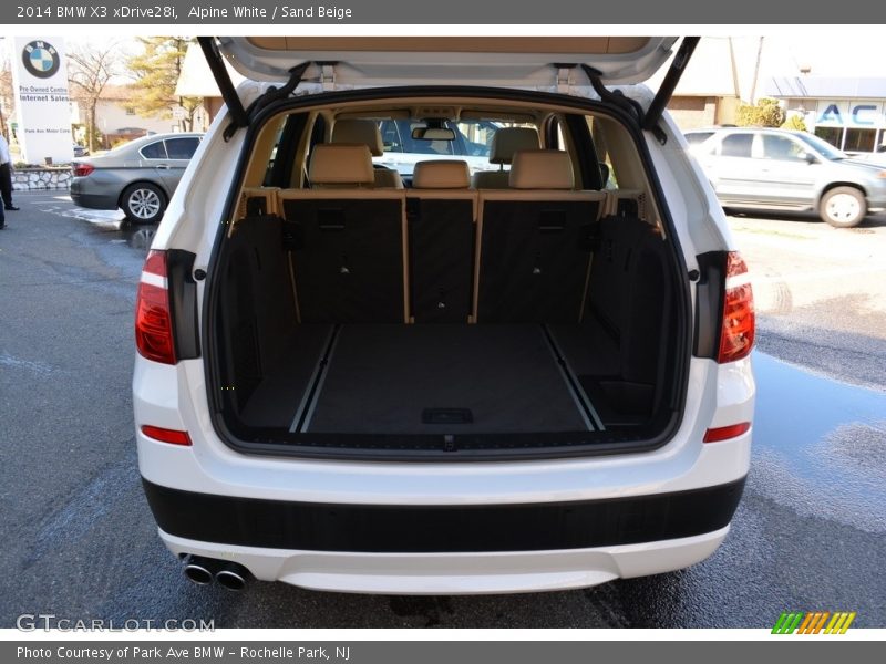 Alpine White / Sand Beige 2014 BMW X3 xDrive28i