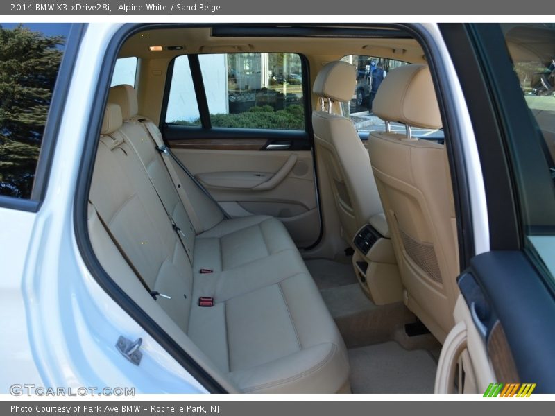 Alpine White / Sand Beige 2014 BMW X3 xDrive28i