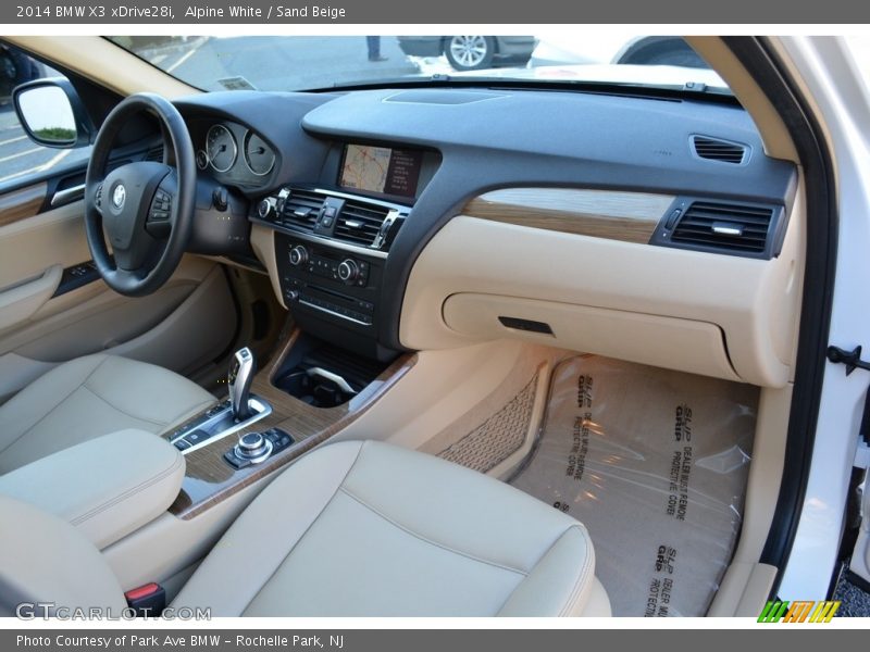 Alpine White / Sand Beige 2014 BMW X3 xDrive28i