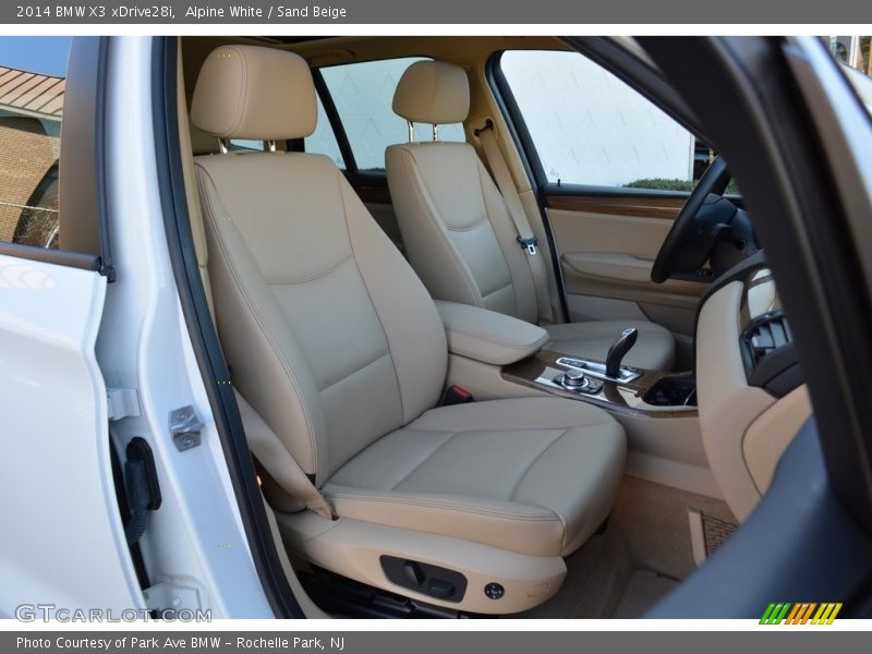 Alpine White / Sand Beige 2014 BMW X3 xDrive28i