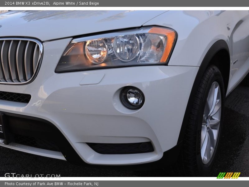 Alpine White / Sand Beige 2014 BMW X3 xDrive28i