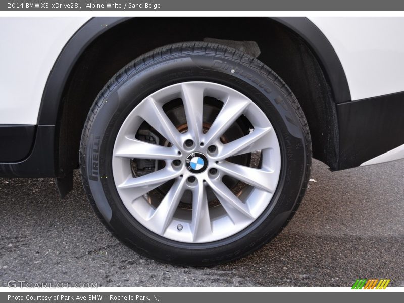 Alpine White / Sand Beige 2014 BMW X3 xDrive28i