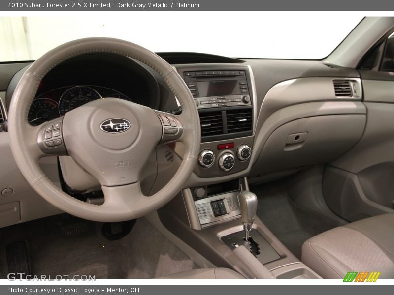 Dark Gray Metallic / Platinum 2010 Subaru Forester 2.5 X Limited