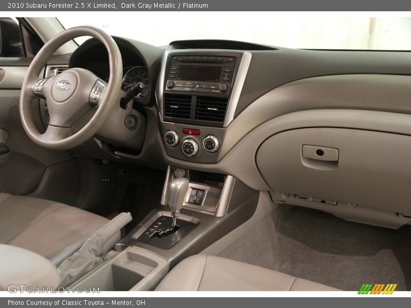 Dark Gray Metallic / Platinum 2010 Subaru Forester 2.5 X Limited