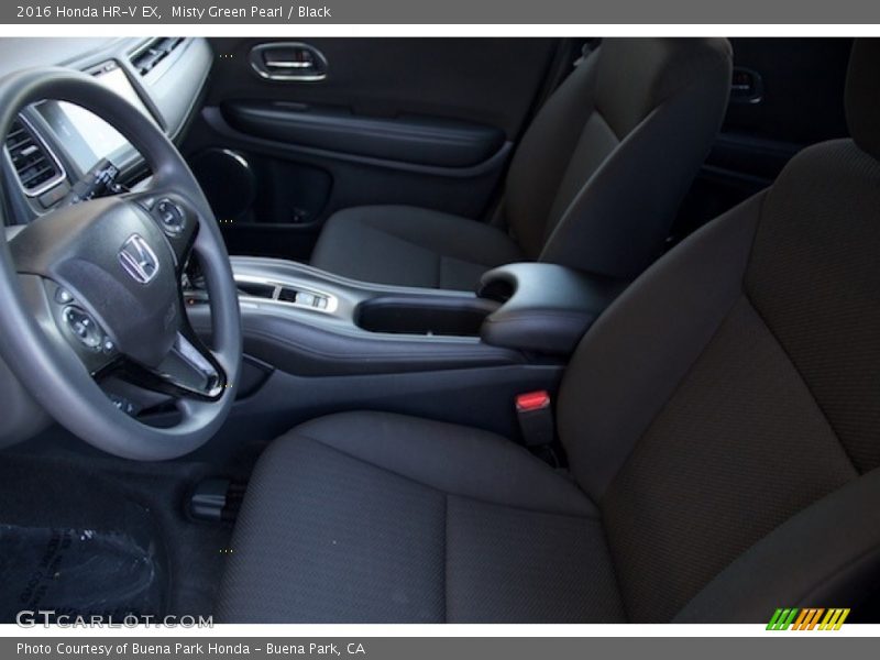 Misty Green Pearl / Black 2016 Honda HR-V EX