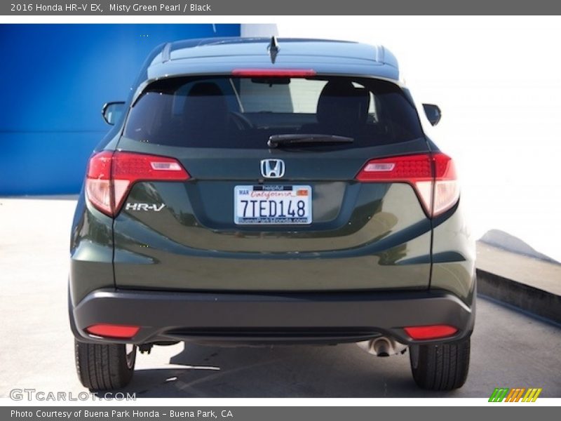 Misty Green Pearl / Black 2016 Honda HR-V EX