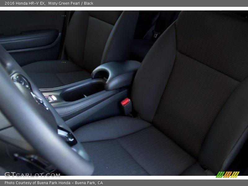 Misty Green Pearl / Black 2016 Honda HR-V EX