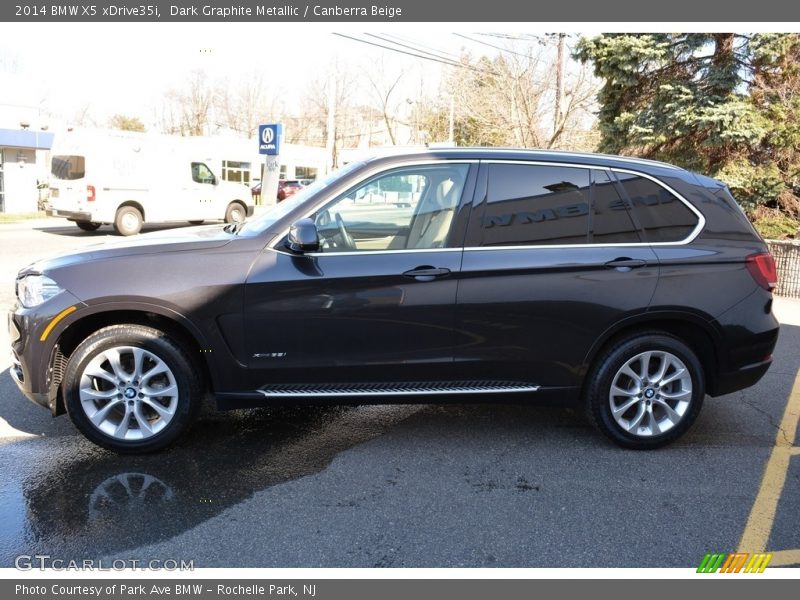 Dark Graphite Metallic / Canberra Beige 2014 BMW X5 xDrive35i