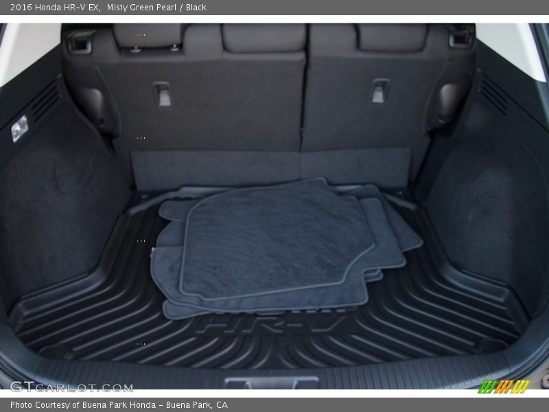 Misty Green Pearl / Black 2016 Honda HR-V EX