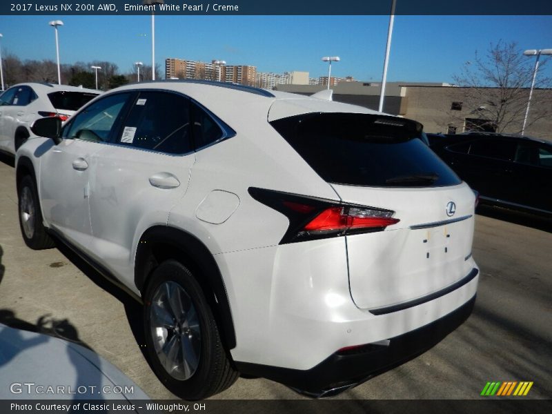 Eminent White Pearl / Creme 2017 Lexus NX 200t AWD